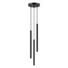 Lustre Acier Noir G9 3 Arche