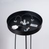 Lustre Acier Noir G9 3 Arche