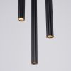 Lustre Acier Noir G9 3 Arche