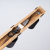 Plafonnier Acier Noir/Bois Naturel GU10 3 Fager