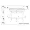 Plafonnier Acier Noir/Bois Naturel GU10 3 Fager