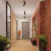Plafonnier Acier Noir/Bois Naturel GU10 3 Fager