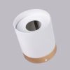 Plafonnier Bois Blanc/Bois Naturel GU10 1 Rif