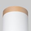 Plafonnier Bois Blanc/Bois Naturel GU10 1 Rif