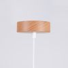 Suspension Bois Blanc/Bois Naturel E27 1 Marion