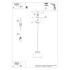 Suspension Bois Blanc/Bois Naturel E27 1 Marion