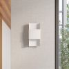 Applique Acier Blanc G9 2 Durlin