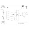 Applique Acier Or/Blanc G9 2 Durlin