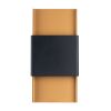 Applique Acier Or/Noir G9 2 Durlin