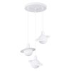 Lustre Acier Blanc G9 3 Hyperion