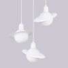 Lustre Acier Blanc G9 3 Hyperion