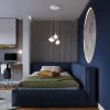 Lustre Acier Blanc G9 3 Hyperion