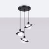Lustre Acier Noir G9 3 Hyperion