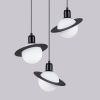 Lustre Acier Noir G9 3 Hyperion