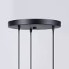 Lustre Acier Noir G9 3 Hyperion