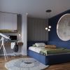 Lustre Acier Noir G9 3 Hyperion