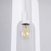 Lustre Acier Blanc E27 1 Nicus