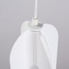 Lustre Acier Blanc E27 1 Nicus