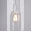 Lustre Acier Blanc E27 1 Nicus