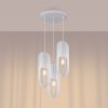 Suspension Acier Blanc E27 3 Nicus