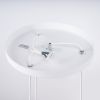 Suspension Acier Blanc E27 3 Nicus