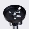 Plafonnier Acier Noir/Chromé GU10 3 Winx