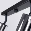 Plafonnier Acier Noir/Chromé GU10 4 Winx Line