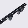 Plafonnier Acier Noir/Chromé GU10 6 Winx Line