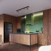 Plafonnier Acier Noir/Cuivre GU10 3 Winx Line