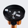 Plafonnier Acier Noir/Cuivre GU10 3 Winx