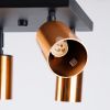Plafonnier Acier Noir/Cuivre GU10 4 Winx