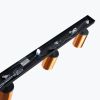 Plafonnier Acier Noir/Cuivre GU10 4 Winx Line