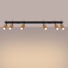 Plafonnier Acier Noir/Cuivre GU10 6 Winx Line