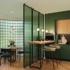 Suspension Verre Blanc/Bois Naturel G9 1 Pekka