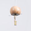 Suspension Verre Blanc/Bois Naturel G9 3 Pekka
