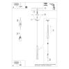 Suspension Acier Blanc G9 1 Prysm