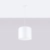 Suspension Tissu Blanc E27 1 Nova 30