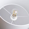 Suspension Tissu Blanc E27 1 Nova 30