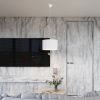 Suspension Tissu Blanc E27 1 Nova 30