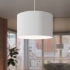 Suspension Tissu Blanc E27 1 Nova 30