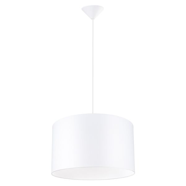 Suspension Tissu Blanc E27 1 Nova 40