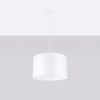 Suspension Tissu Blanc E27 1 Nova 40