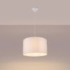Suspension Tissu Blanc E27 1 Nova 40