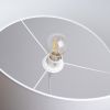 Suspension Tissu Blanc E27 1 Nova 40