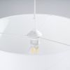 Suspension Tissu Blanc E27 1 Nova 40