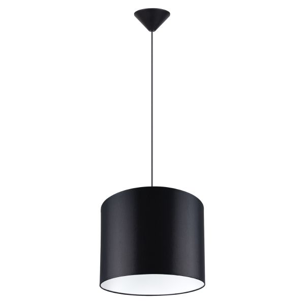 Suspension Tissu Noir E27 1 Nova 30