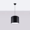 Suspension Tissu Noir E27 1 Nova 30