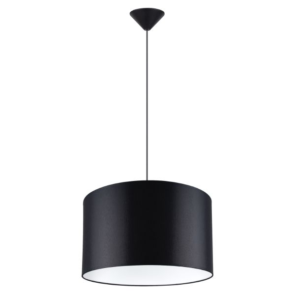 Suspension Tissu Noir E27 1 Nova 40