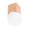 Plafonnier Bois Bois Naturel/Blanc G9 1 Solis
