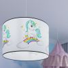 Suspension PVC Multicolore E27 1 Licorne 30